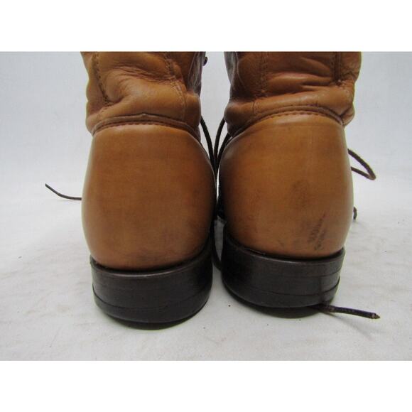 Justin Mens Size 7 D Brown Leather Lace Up Kilt Cowboy Western Boots main image 6